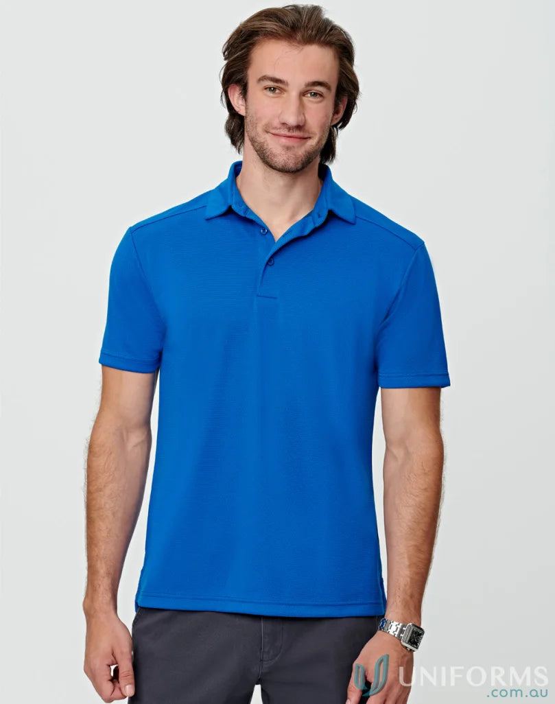 Winning Spirit PS87 Bamboo Corporate Polo in Electric Blue