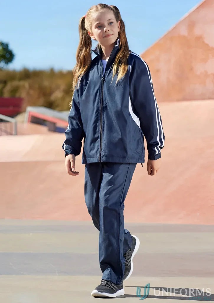 Biz Collection TP3160B Biz Collection Kids Flash Track Pants in Navy