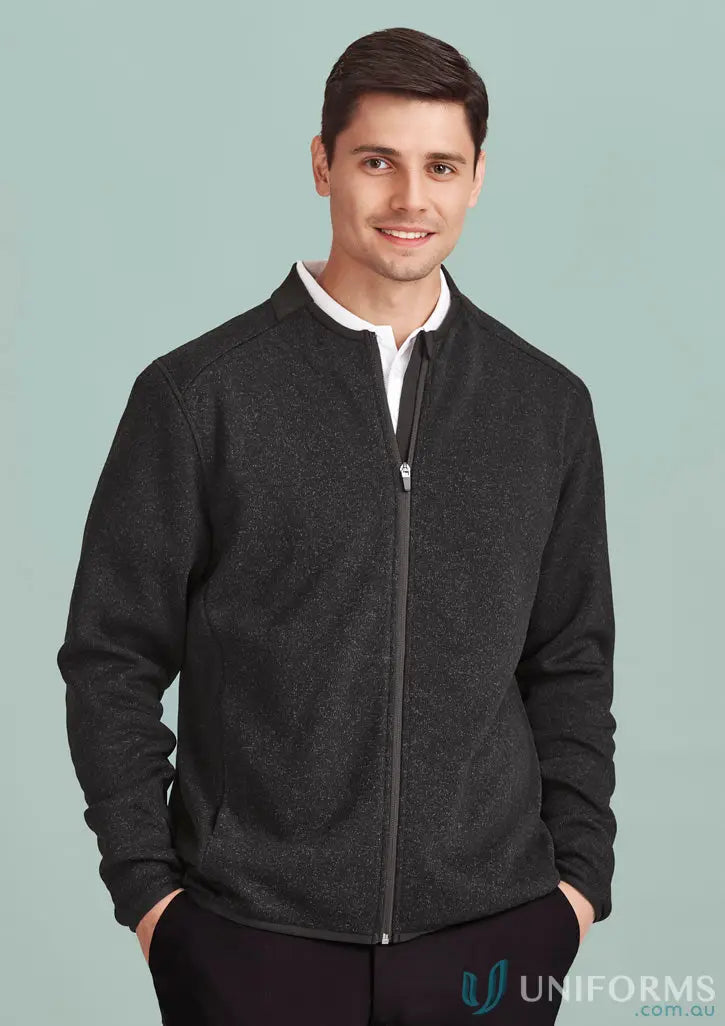 Biz Collection CO342MJ-1 Biz Mens Nova Zip Front Jumper front product image