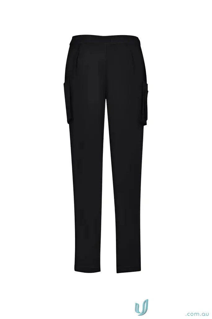 Biz Collection CSP943LL Avery Ladies Slim Leg Scrub Pant in Black