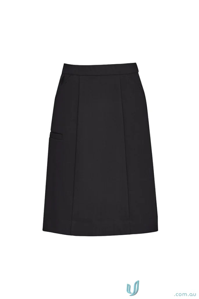 Biz Collection CL956LS-1 Bizcare Comfort Waist Cargo Skirt in Black