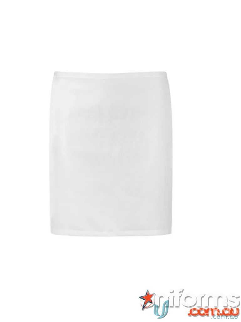 WorkCraft CA023 Black Knee Length Apron Skirt Australia Workcraft in Black