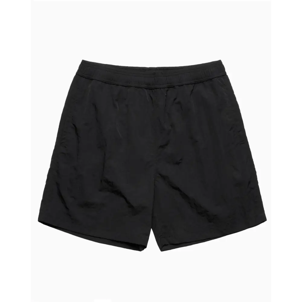 Black casual shorts.