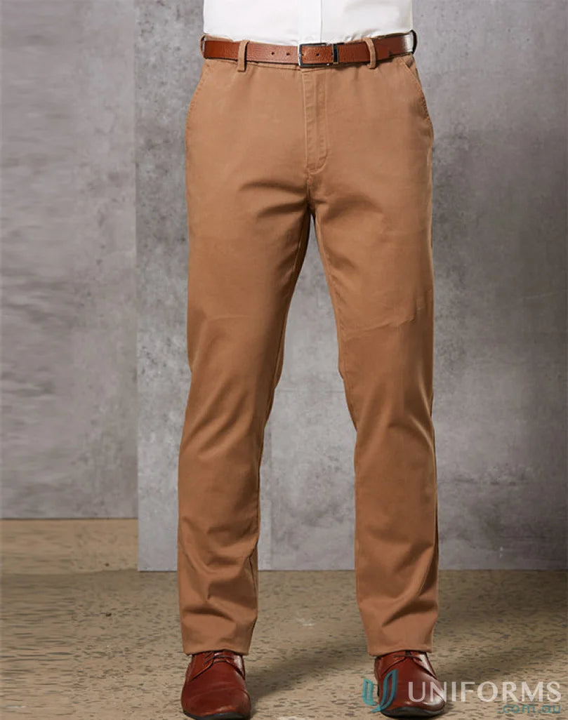 Winning Spirit M9380 Boston Chino Pants in Toffee