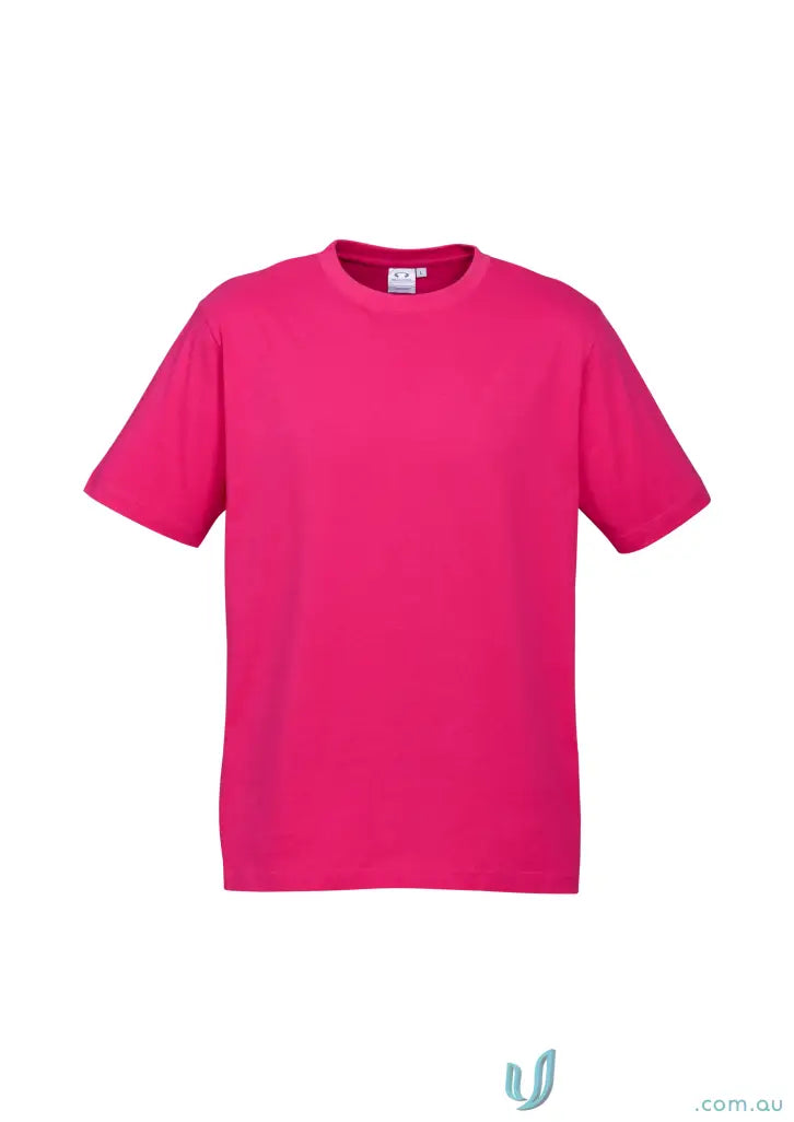 Fuchsia Brightport Tee from Biz Collection, casual ice tee with short sleeves