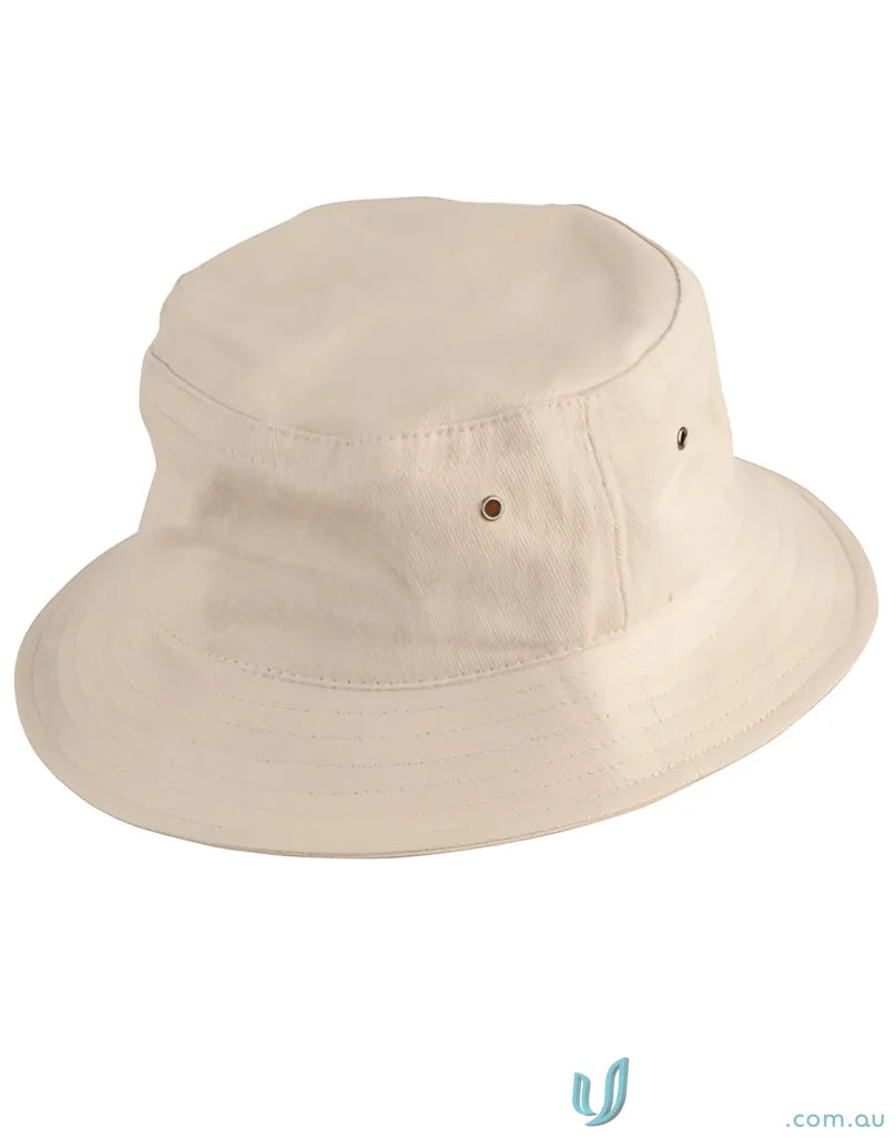 Winning Spirit CH29 Bucket Hat in Natural