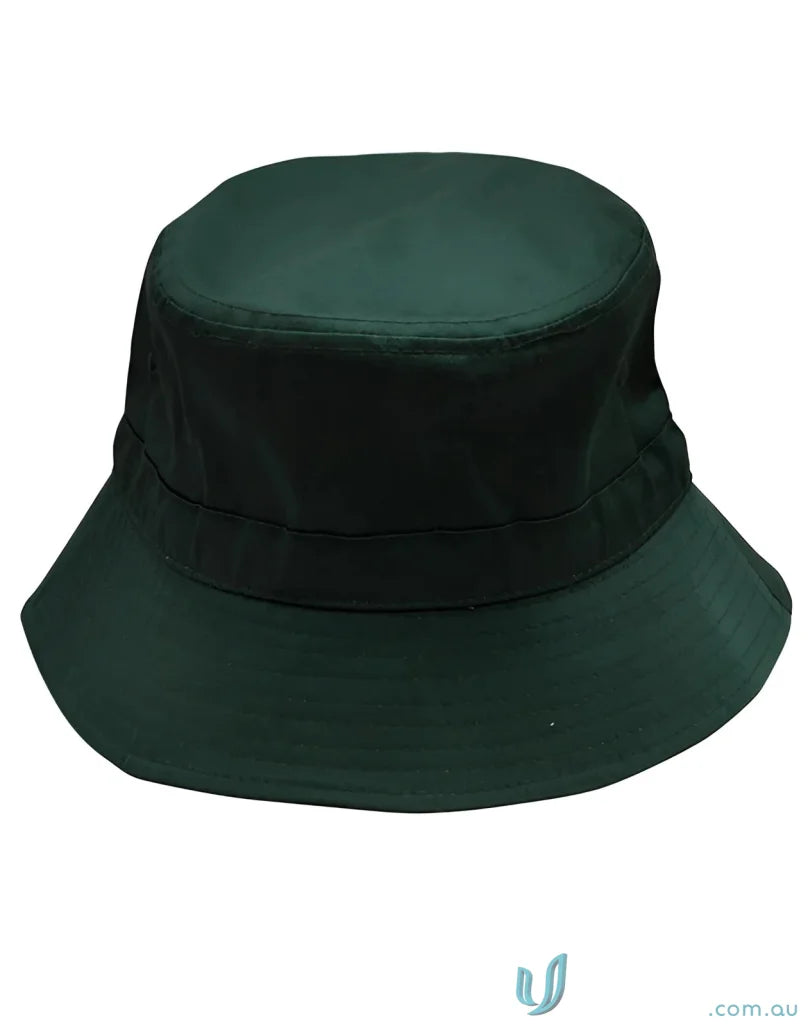Winning Spirit H1034-1 Bucket Hat With Toggle in Bottle Green