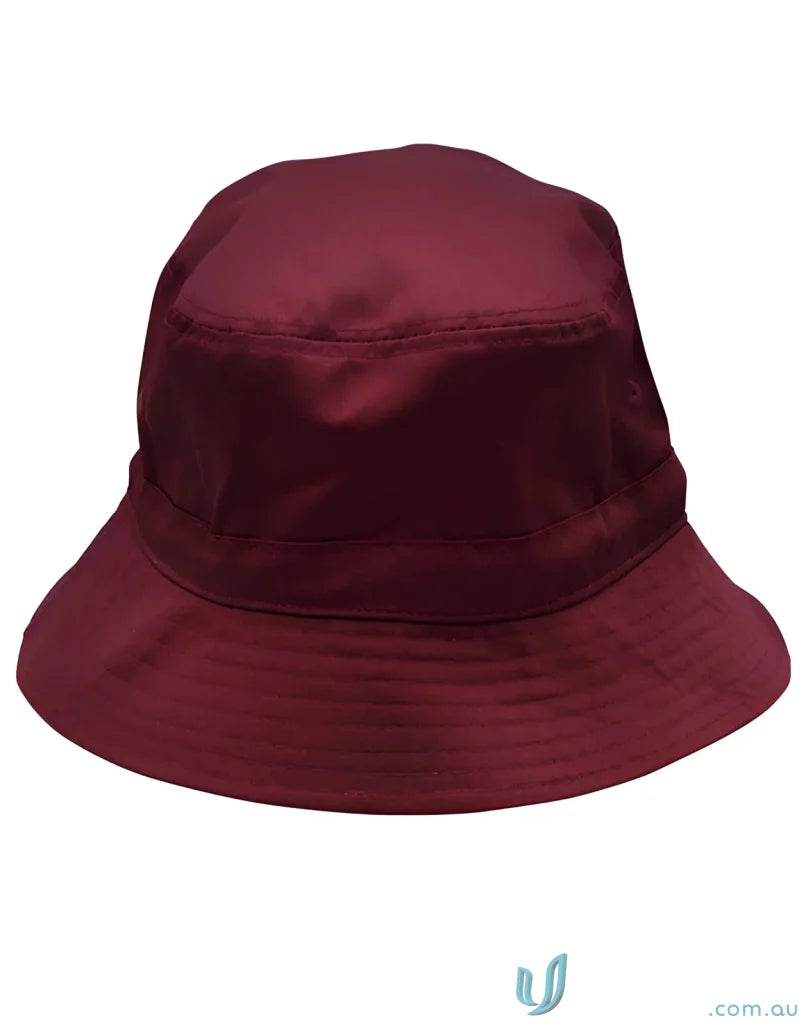 Winning Spirit H1034-1 Bucket Hat With Toggle in Maroon