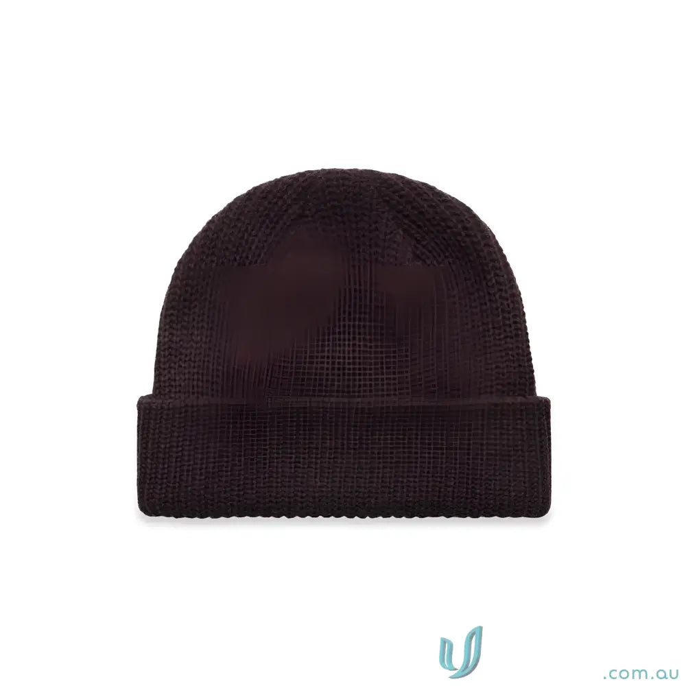 Acrylic Beanie 1120 Cable Beanie in Plum