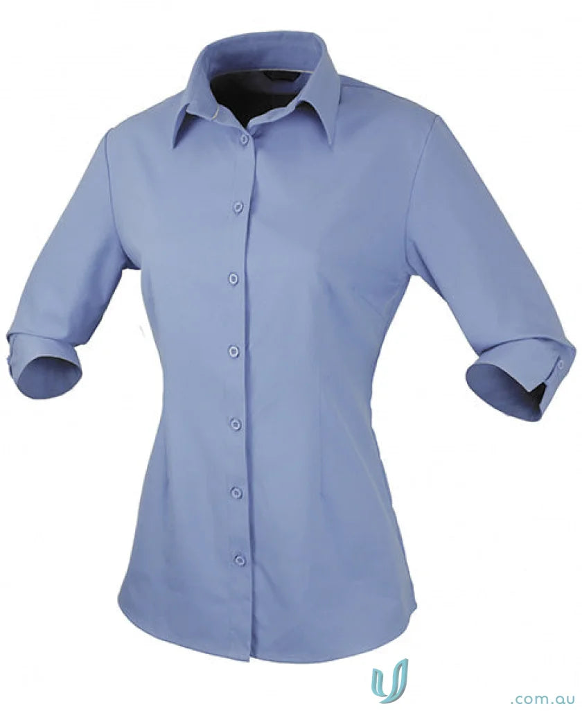 Stencil 2135Q Candidate Ladies 3/4 Sleeve Shirts in Navy