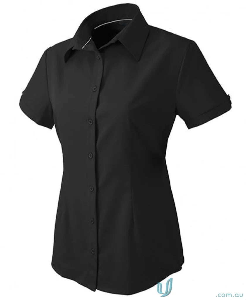 Stencil 2135S Candidate Ladies SS Shirts in Black