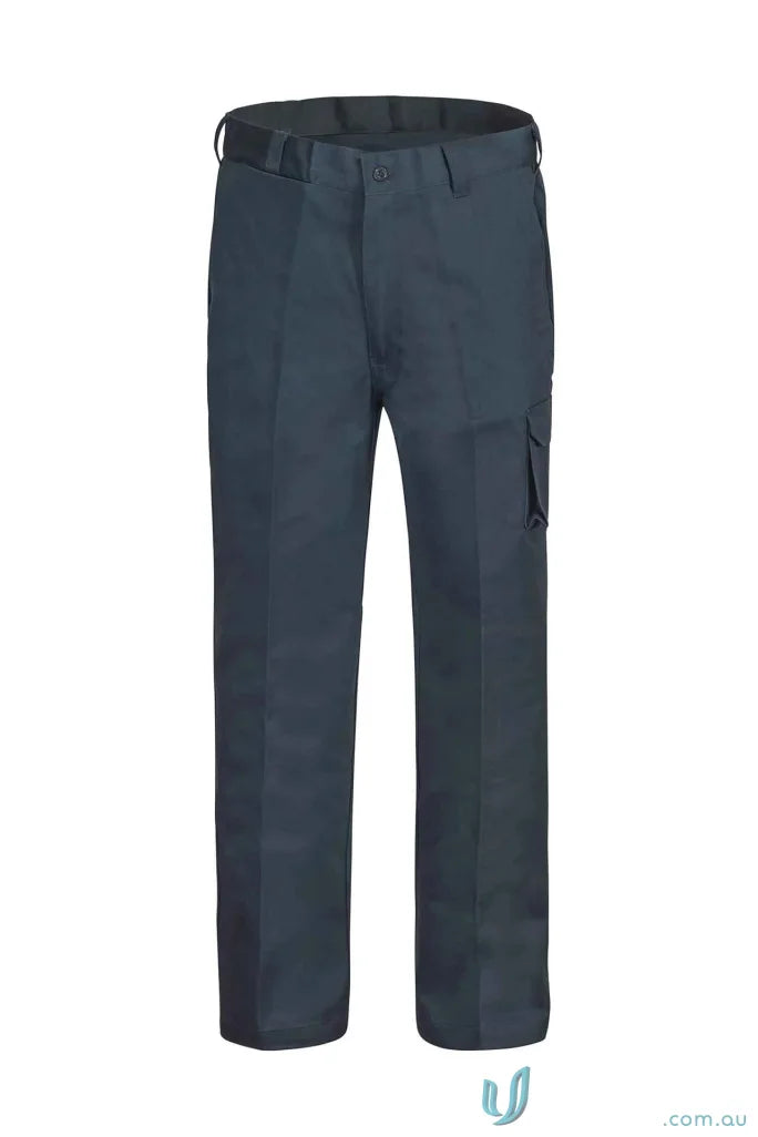 WorkCraft WP3077 Cargo Cotton Drill Trouser in Navy