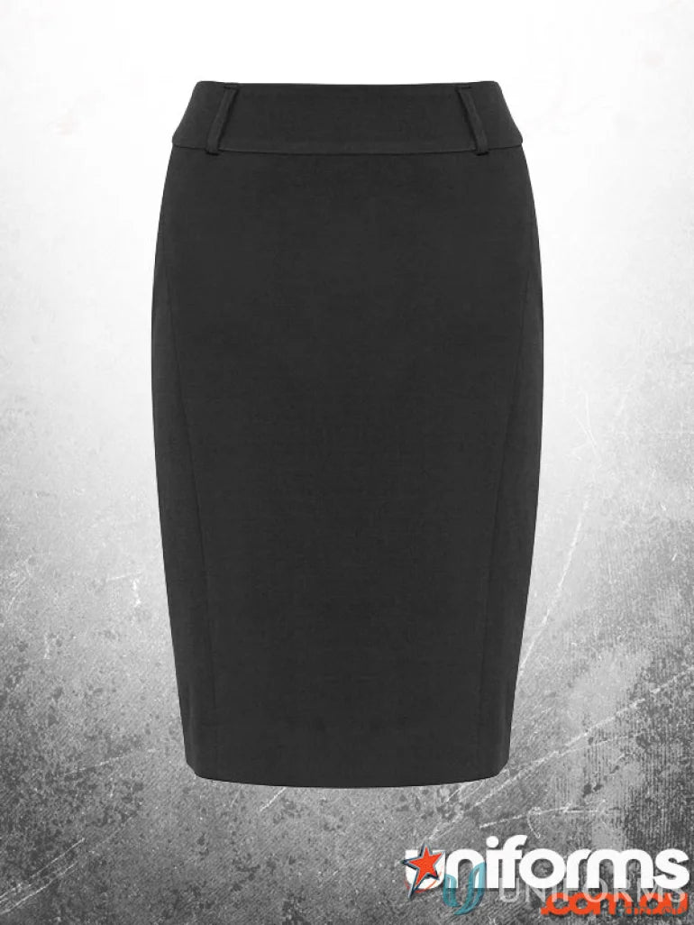 Black pencil skirt perfect for workwear and uniforms from CENTRAL Ladies Skirt
