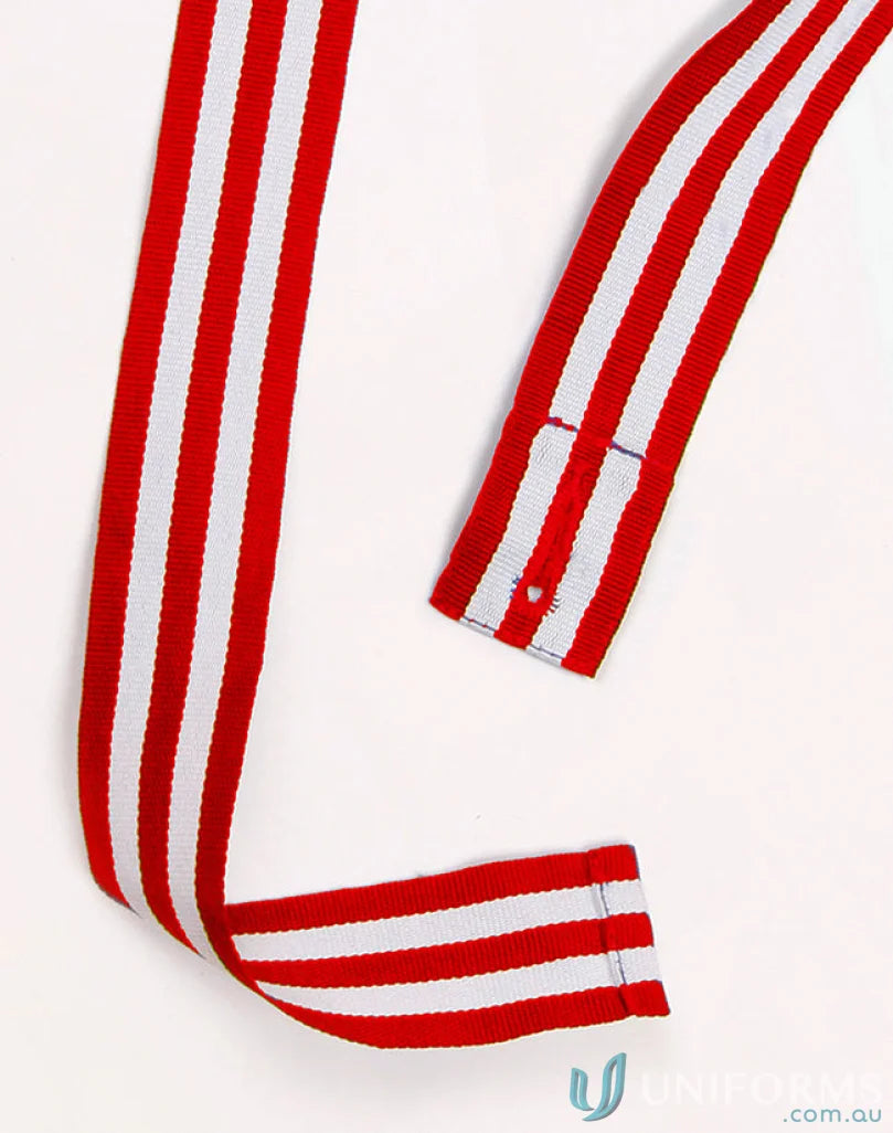 Winning Spirit AP11 Changeable Two Tone Apron Straps in Red/White