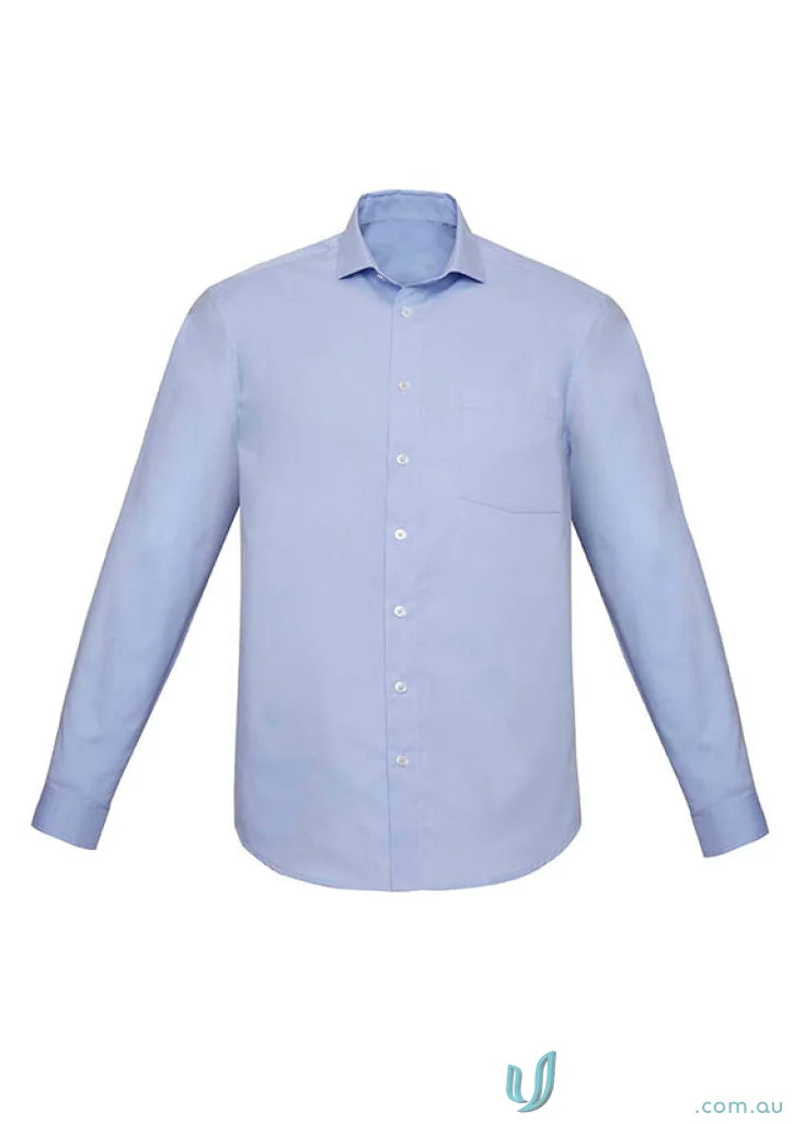 Light blue Charlie Classic Fit LS Shirt with RS968ML Mechanical Stretch for versatile style