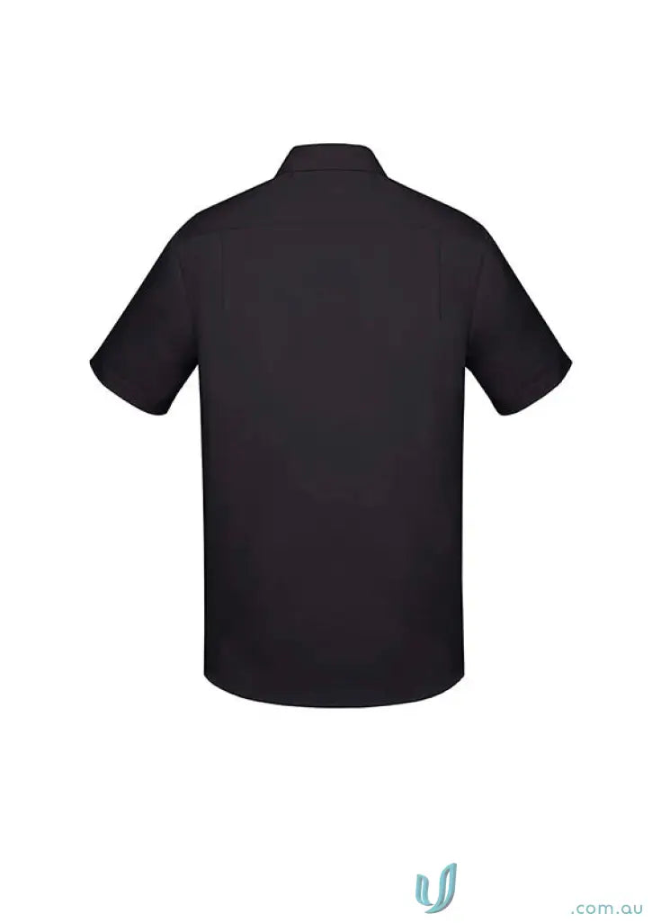 Black Charlie Classic Fit SS Shirt with RS968MS mechanical stretch short sleeves