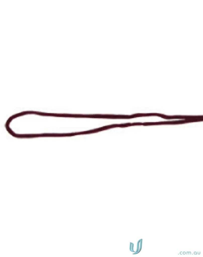 Maroon elastic loop on winning spirit chin strap with break-away clip for a perfect solution