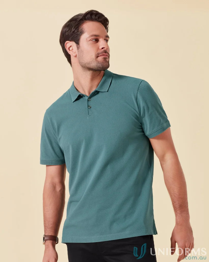 Biz Collection P105MS Ainslie Polo in Teal