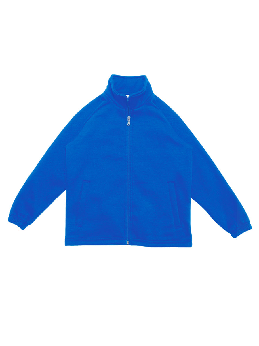 Bocini Kids Poly/Cotton Fleece Zip Through Jacket CJ1575 - Royal Blue