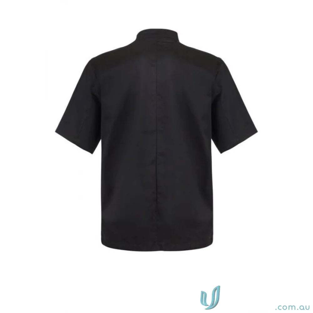 WorkCraft CJ033 Classic SS Chefs Jacket in Black