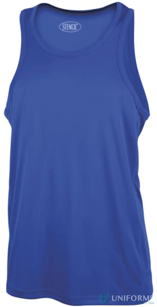 7014-PT-10 7014-PT-1 Competitor Singlet in royal