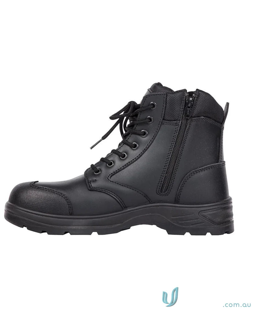 JBs 9G8 Composite Toe 5" Zip Boot in black