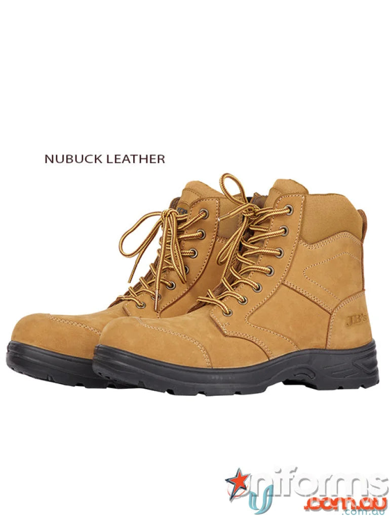 JBs 9G8 Composite Toe 5" Zip Boot in wheat