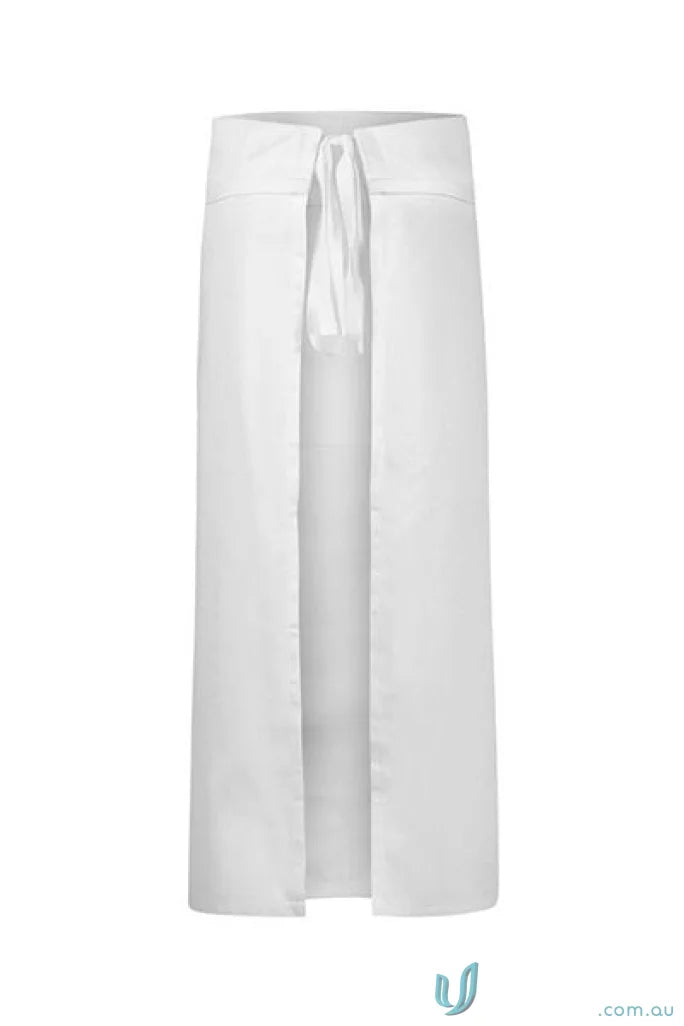 WorkCraft CA007 Continental Apron with Pocket and Fold Over in Black