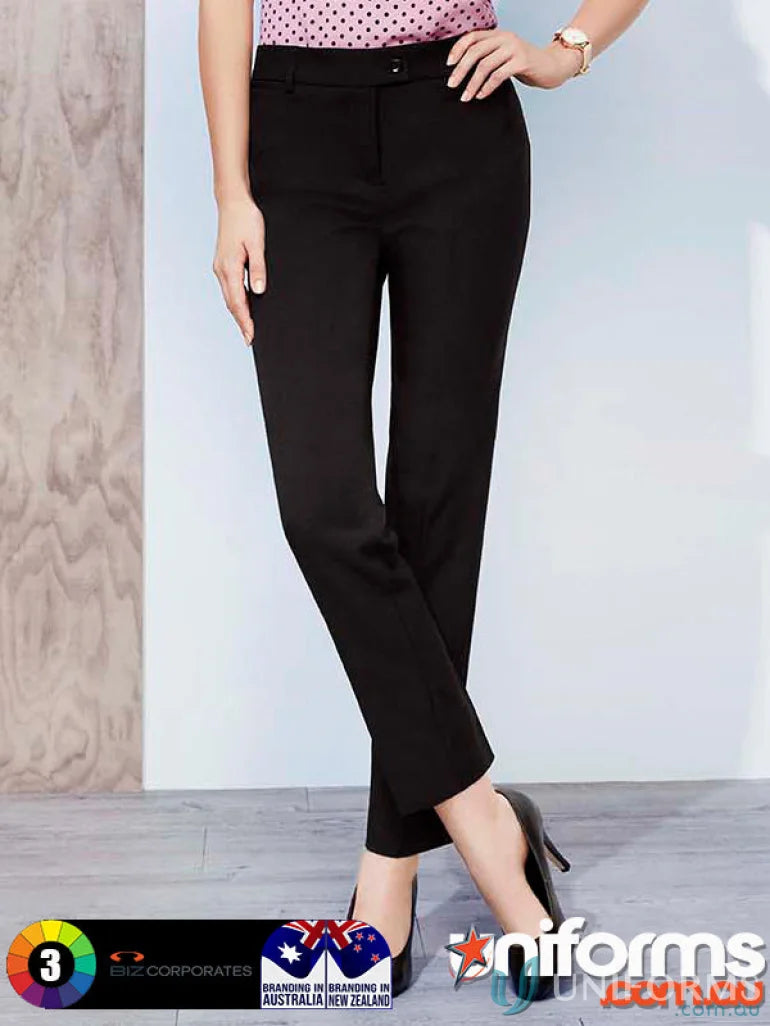 Black womens cool stretch slim leg pants from Cool Stretch Slim Leg Pant collection