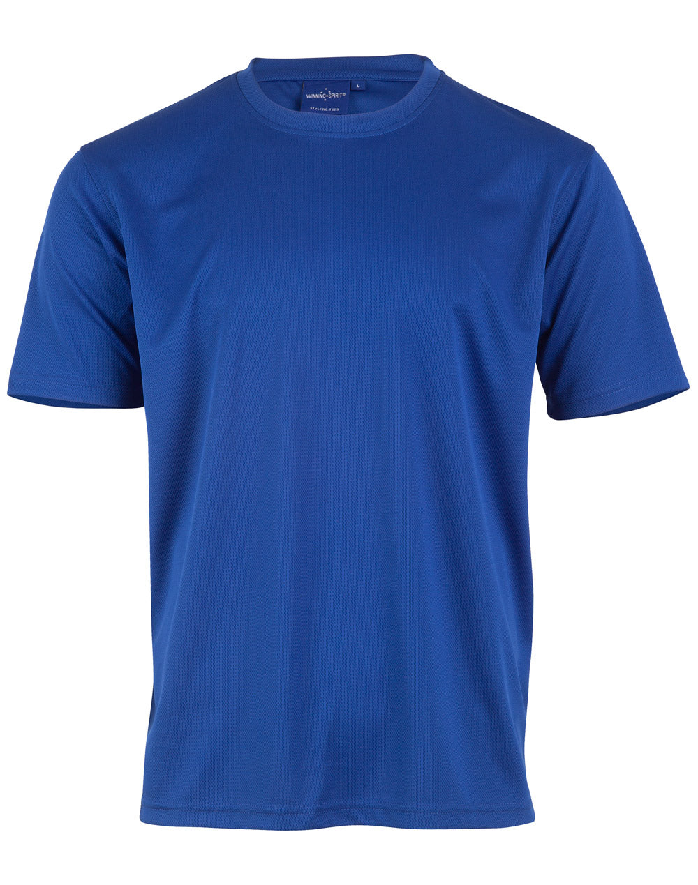 Ts23 cooldry solid royal blue short-sleeve crew neck t-shirt