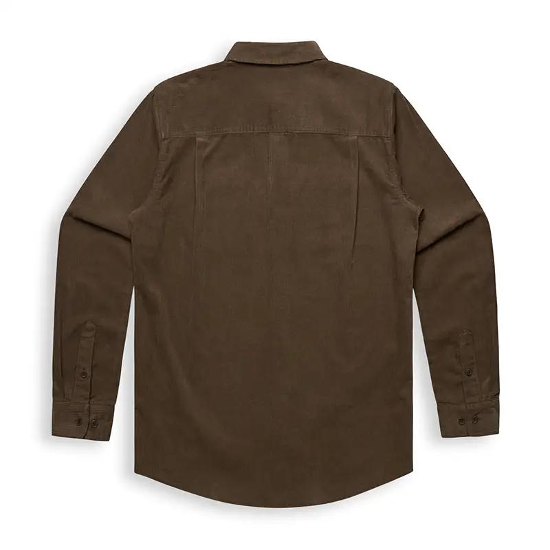 Mens Shirts 5419-Walnut Corduroy Shirt