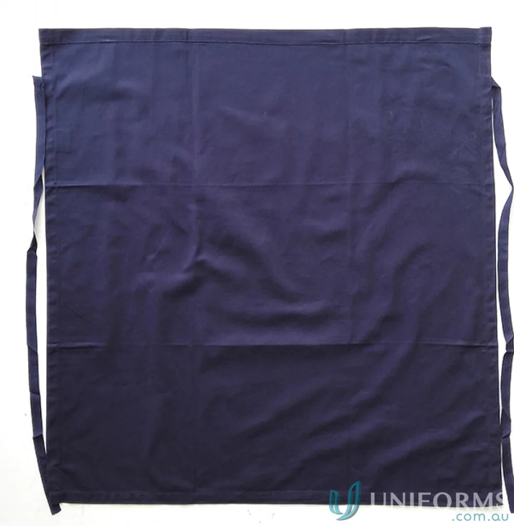 Bocini WA0395 Cotton Drill Continental Apron Without Pocket in Black