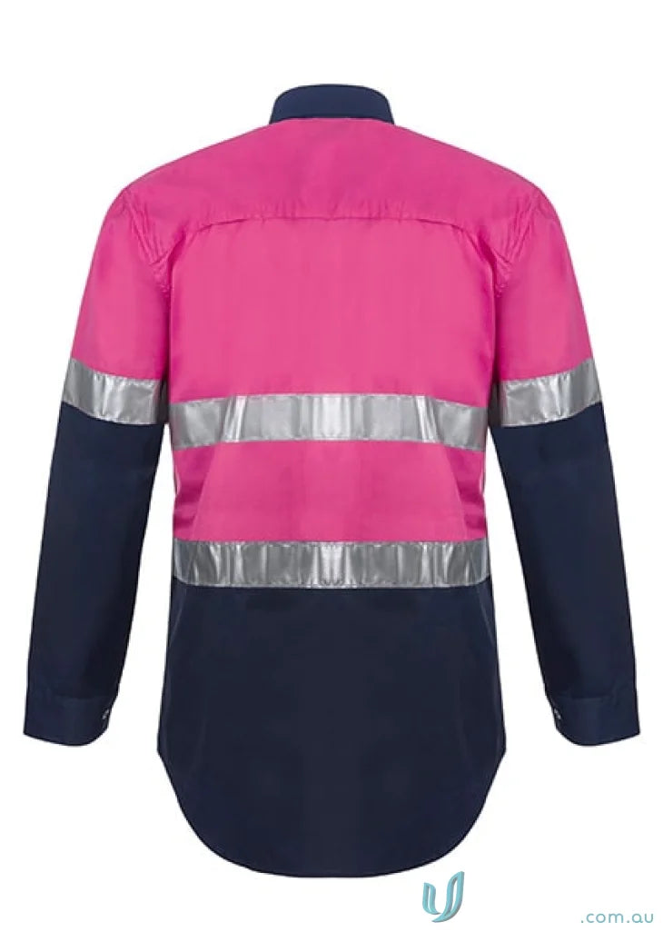 WorkCraft WS4132 Cotton L/S Shirt With CSR Tape