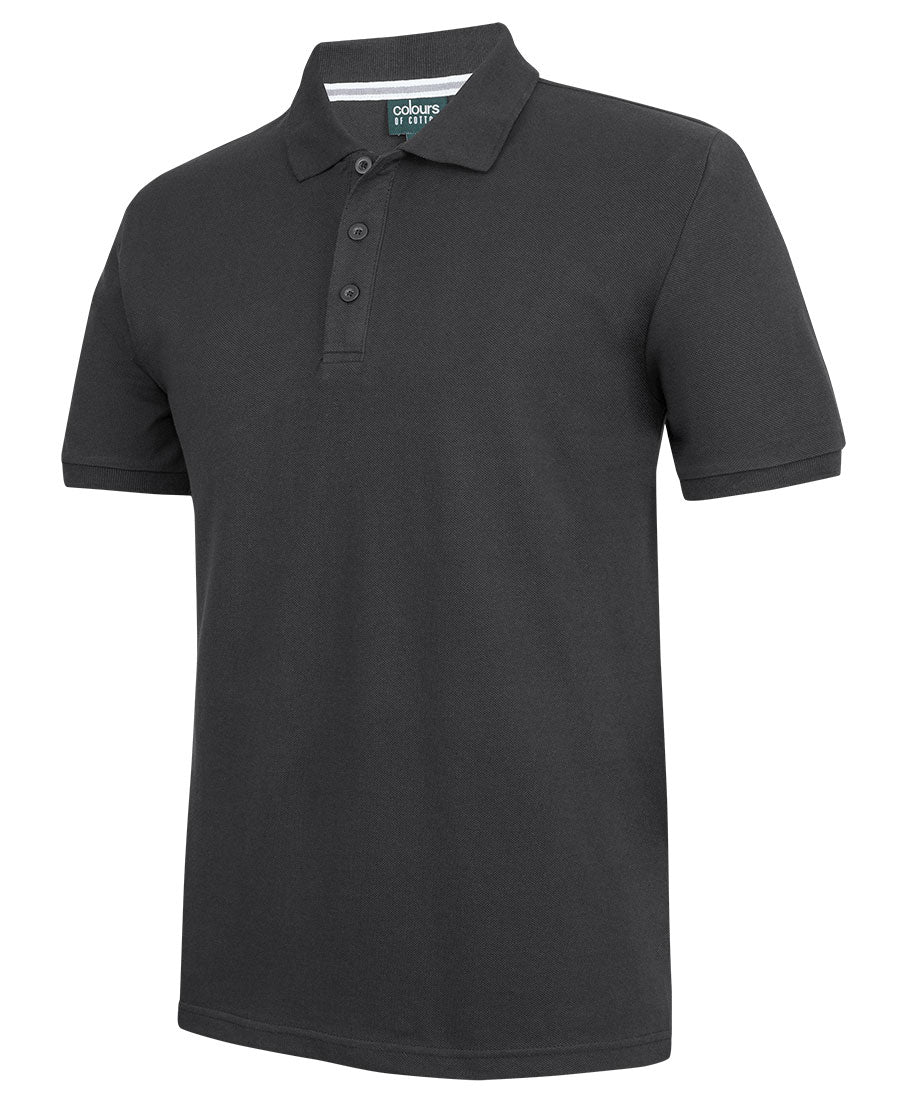 JBs S2MP Cotton Pique Polo in Black