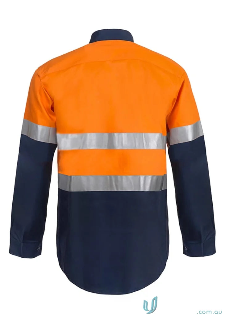 WorkCraft WS6030 Cotton Shirt With CSR Tape in orange