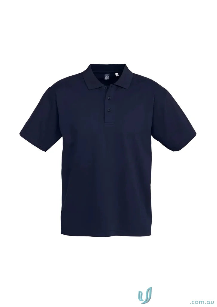Navy blue cotton ice polo from Biz Collection mens ice short sportswear