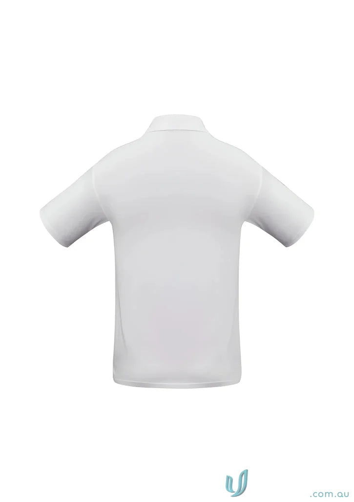 White short-sleeved cotton Ice Polo from Biz Collection mens ice short collection