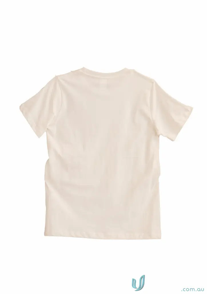 Alfred Crew Tee plain off-white short-sleeved crew tee perfect for uniforms and workwear