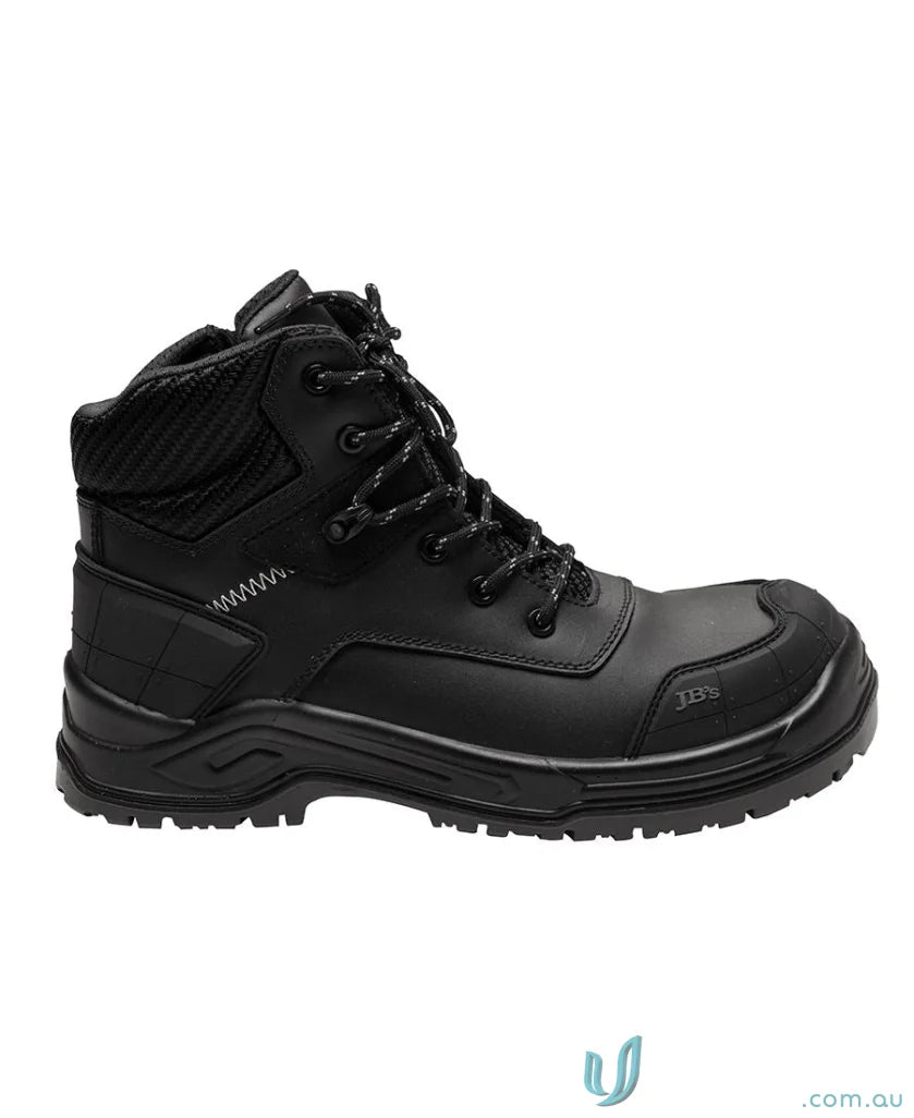 JBs 9G5 Cyborg Zip Safety Boot in Black