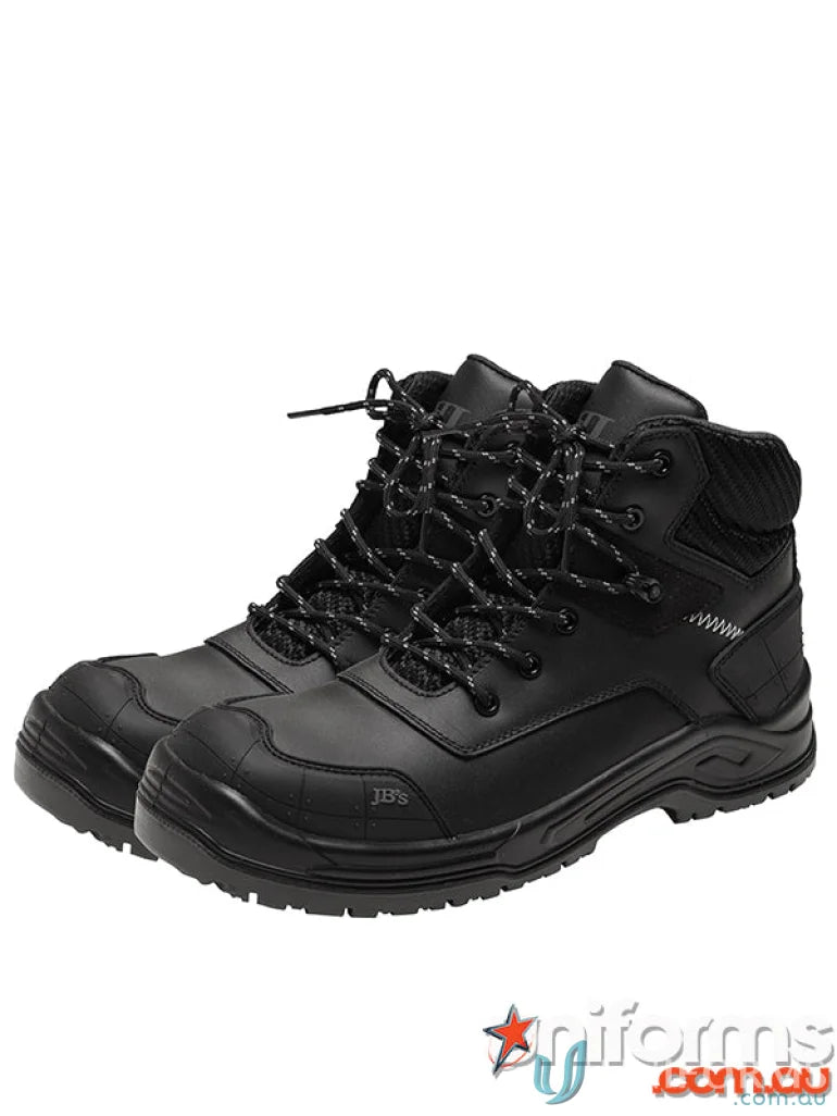 JBs 9G5 Cyborg Zip Safety Boot in Black front product image