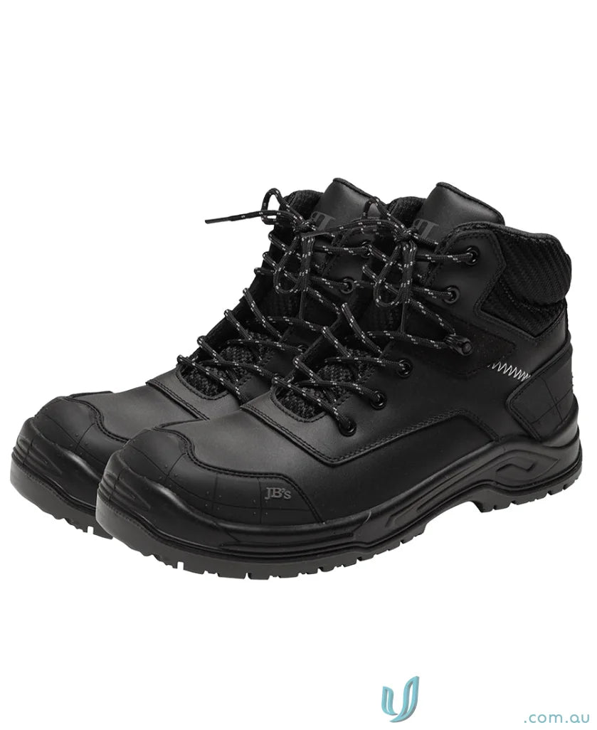 JBs 9G5 Cyborg Zip Safety Boot in Black