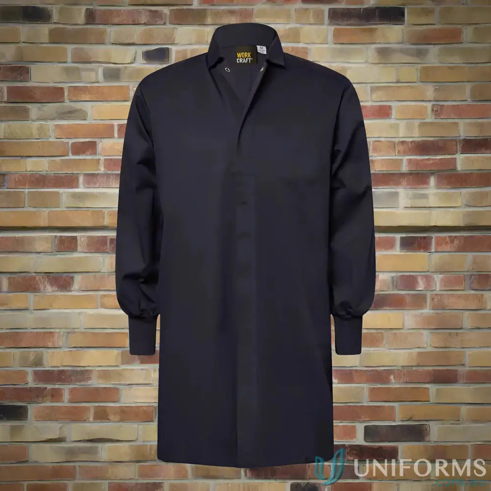 WorkCraft WJ3011 DustCoat With Internal Pocket in Dark Navy