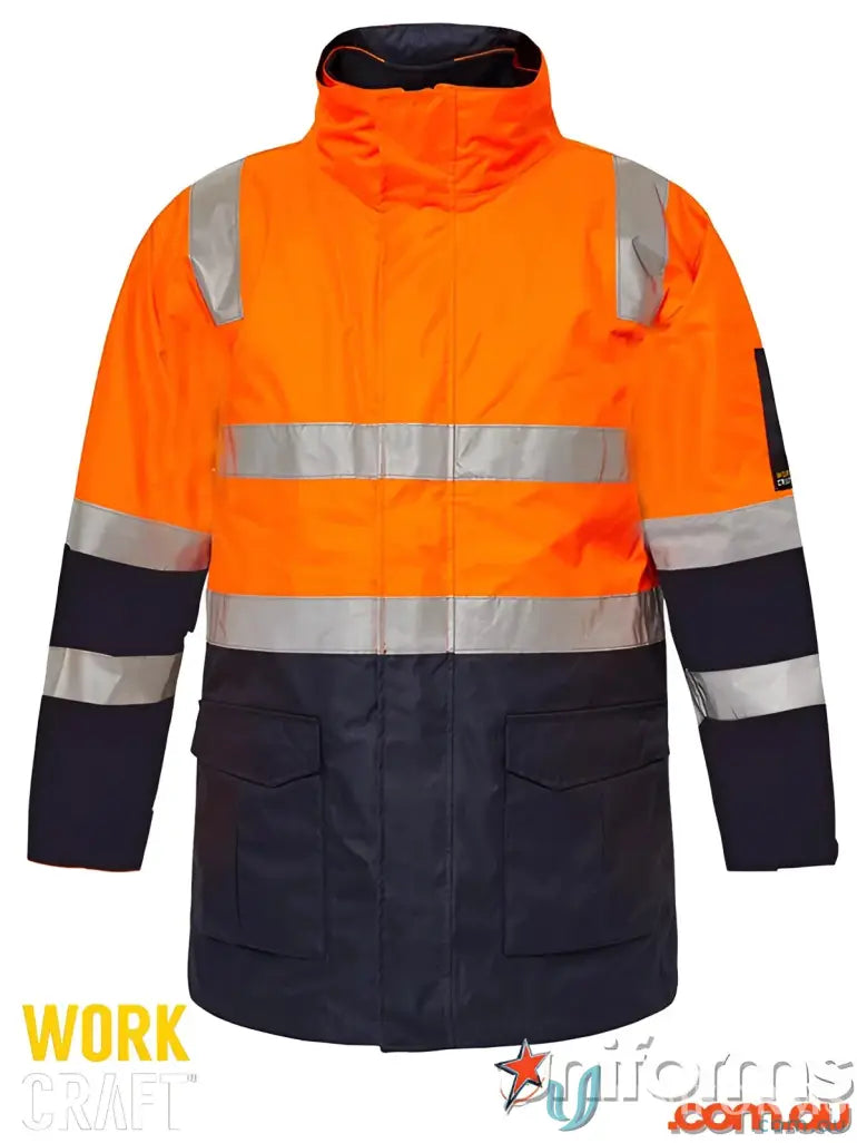 Eilbeck Cranes WW9024-OrangeNavy EILBECK Reflective Jacket front product image