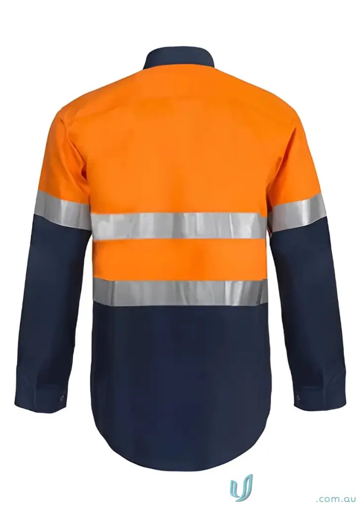 Eilbeck Cranes WS4000-OrangeNavy EILBECK Reflective Tape Shirt
