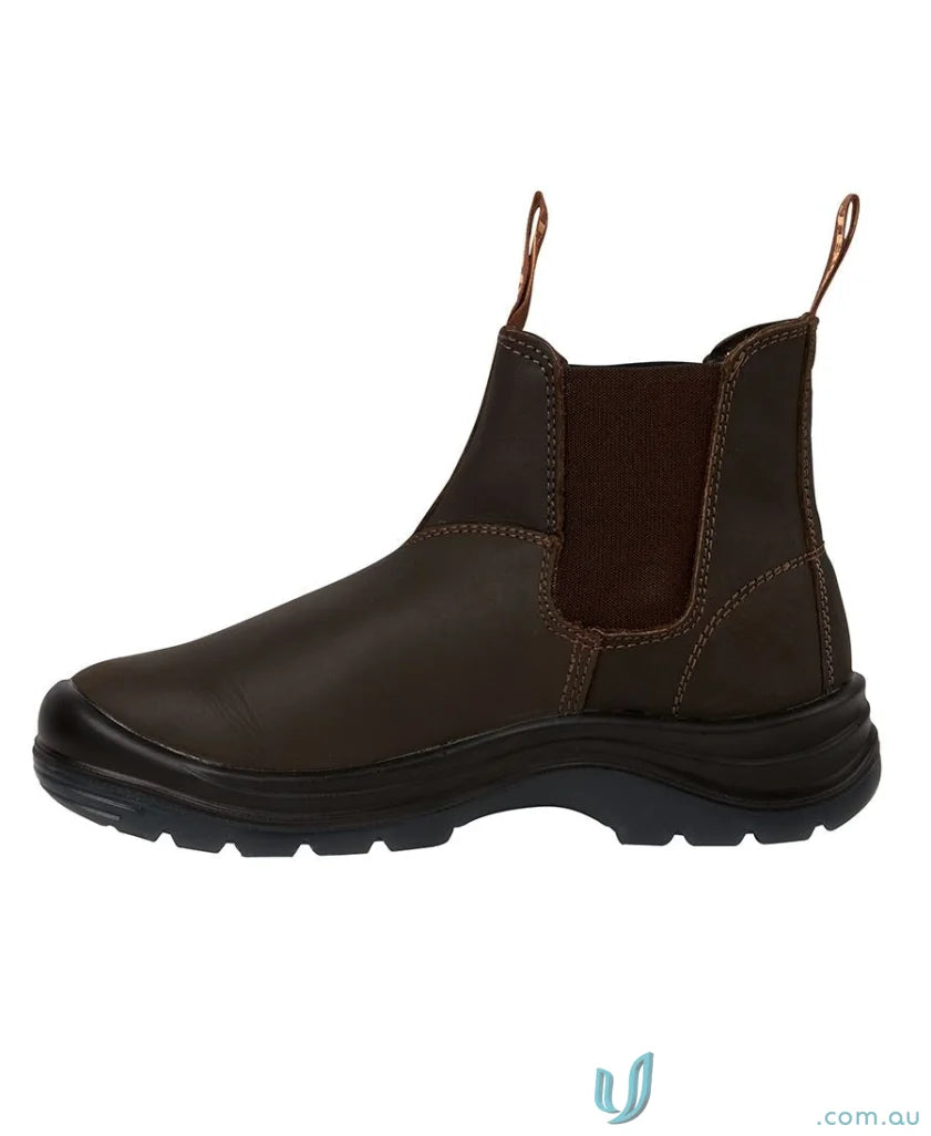 JBs 9E1-CLARET Elastic Sided Safety Boot CLARET