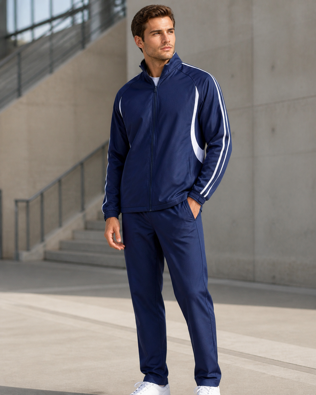 Adults Flash Track Top on Australian male model