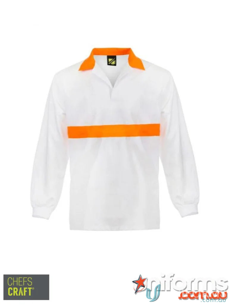 WorkCraft WS3003 Food Ind. Jac Shirt with Bands