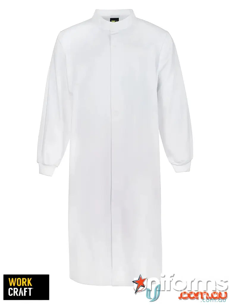 WorkCraft WJ3020 Food Industry Long Length Dust Coat in White
