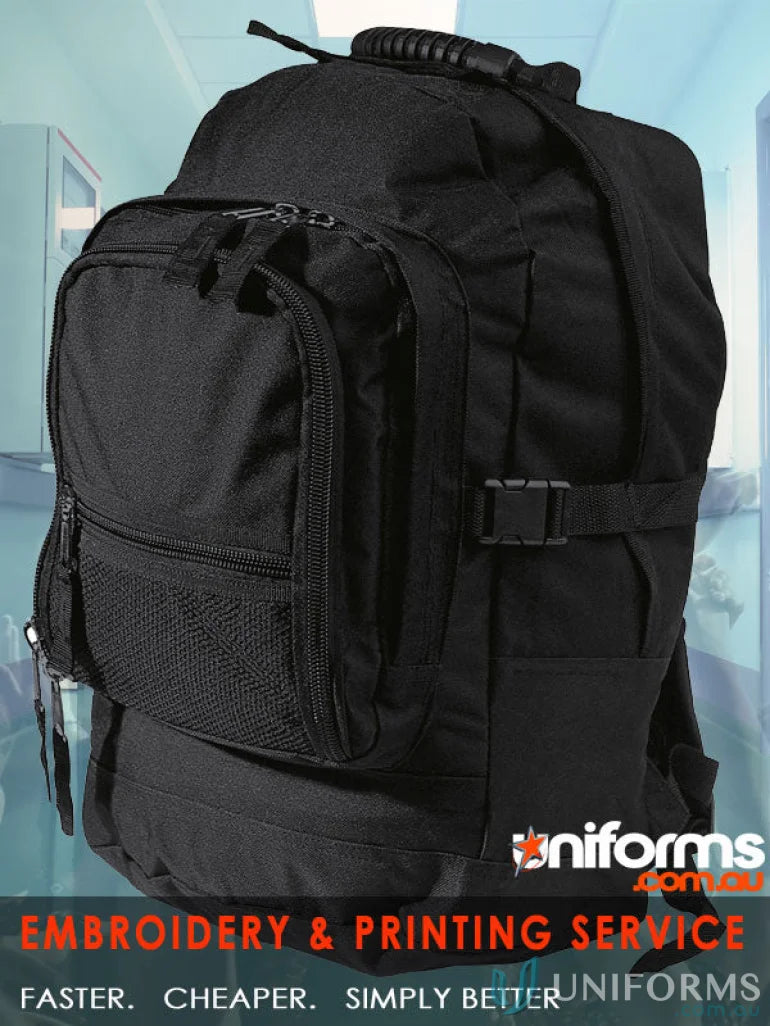 Gear For Life BFGB Fugitive Backpack in Black/Black front product image