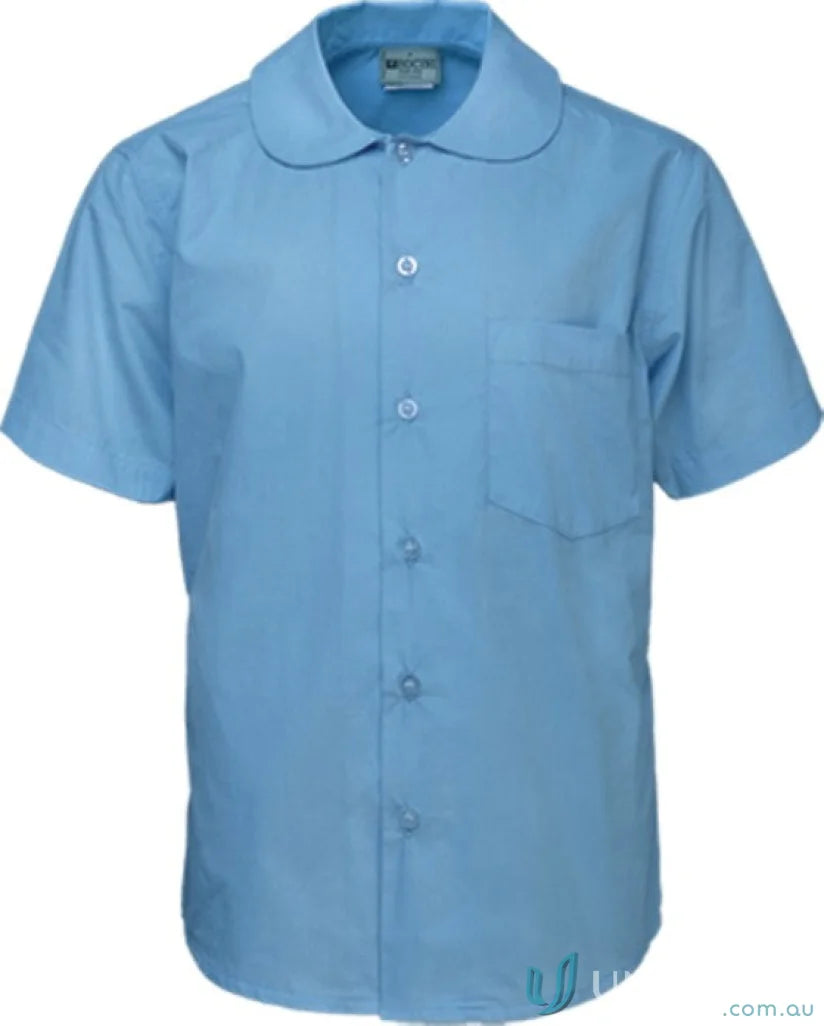 Bocini CS1405 Girls Peter Pan Collar S/S School Shirt